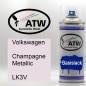 Preview: Volkswagen, Champagne Metallic, LK3V: 400ml Sprühdose, von ATW Autoteile West.